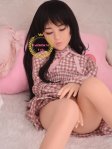 TPE Sex dolls 108cm A90 Realistic Vagina Love Doll flat Breast