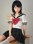 TPE Sex dolls 130cm A93B Realistic Vagina Love Doll flat Breast