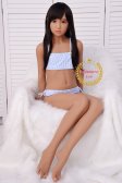 TPE Sex dolls 136cm A41 Realistic Vagina Love Doll flat Breast